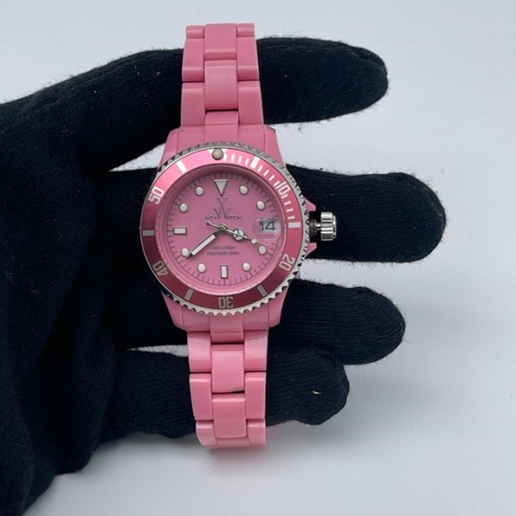 ToyWatch Accessories - BRAND NEW WITH TAGS in box Toy Watch Mini Pink Plasteramic Unisex Watch FL47PK